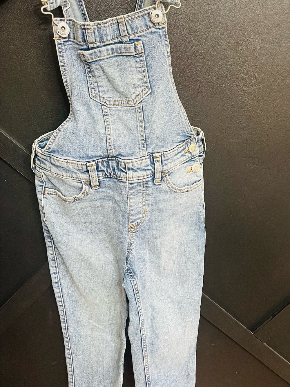 abercrombie kids Light Blue Denim Overalls